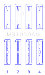 King Engine Bearings MB4050AM