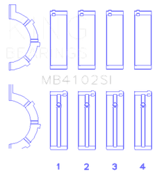 King Engine Bearings MB4102SI.026