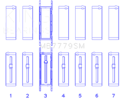 King Engine Bearings MB7779SM0.25