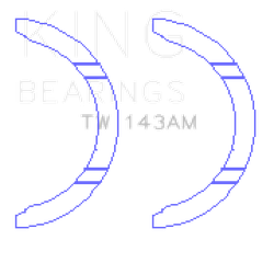 King Engine Bearings TW143AM
