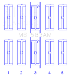 King Engine Bearings MB 583AM 010