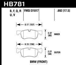 Hawk Performance HB781V.692