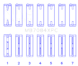 King Engine Bearings MB7084XPCSTDX