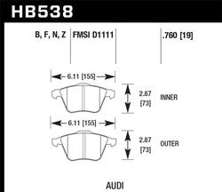 Hawk Performance HB538Z.760