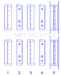 King Engine Bearings MB5382XPGCSTDX