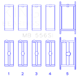 King Engine Bearings MB556SI040