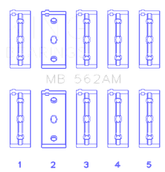 King Engine Bearings MB562AM