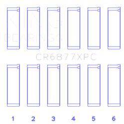 King Engine Bearings CR6877XPCSTDX