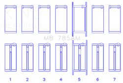 King Engine Bearings MB785AM030