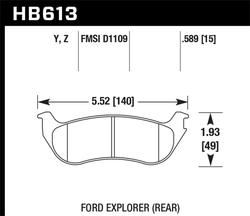 Hawk Performance HB613Z.589