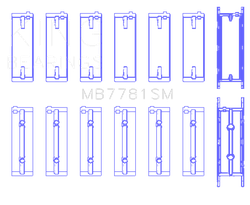 King Engine Bearings MB7781SM