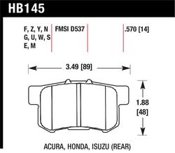 Hawk Performance HB145F.570