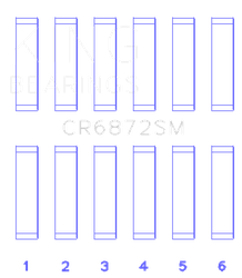 King Engine Bearings CR6872SM0.25