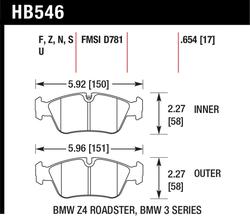 Hawk Performance HB546B.654