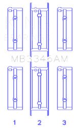 King Engine Bearings MB3346AM1.0