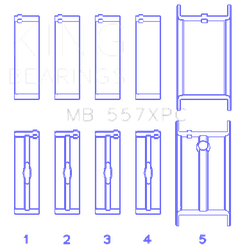 King Engine Bearings MB557XPC020