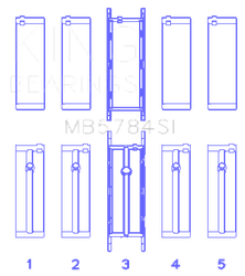 King Engine Bearings MB5784SI0.5