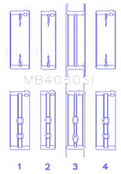 King Engine Bearings MB4080SI0.25