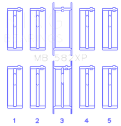 King Engine Bearings MB582XP