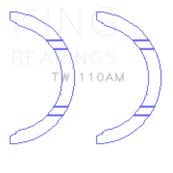 King Engine Bearings TW110AM