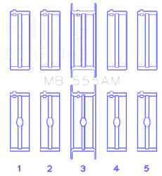 King Engine Bearings MB555AM010