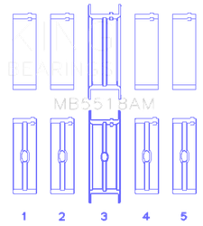 King Engine Bearings MB5518AM020