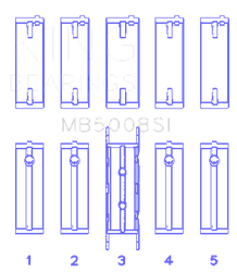 King Engine Bearings MB5008SI