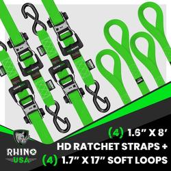 Rhino USA HDKIT-4PK-GRN