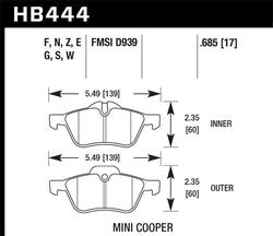 Hawk Performance HB444Z.685