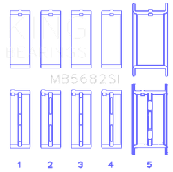 King Engine Bearings MB5682SI