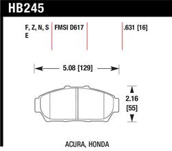 Hawk Performance HB245E.631
