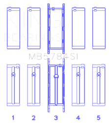 King Engine Bearings MB5784SI0.5