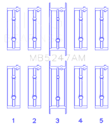 King Engine Bearings MB5247AM