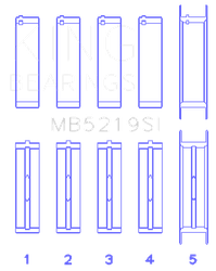 King Engine Bearings MB5219SI