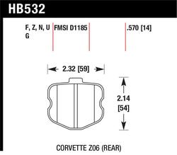 Hawk Performance HB532Z.570