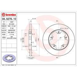Brembo OE 08.N276.10