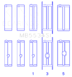 King Engine Bearings MB5534SI010