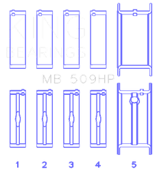 King Engine Bearings MB509HP