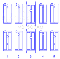 King Engine Bearings MB587AM