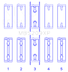 King Engine Bearings MB5209XPSTDX