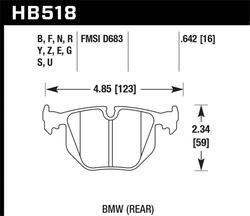 Hawk Performance HB518Y.642