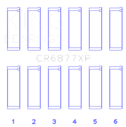 King Engine Bearings CR6877XP.026
