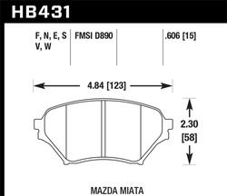 Hawk Performance HB431E.606