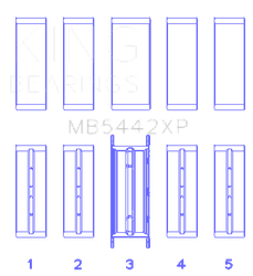 King Engine Bearings MB5442XP.026