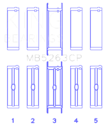 King Engine Bearings MB5263CP