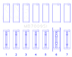 King Engine Bearings MB7009SI0.5