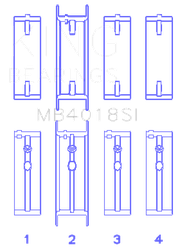 King Engine Bearings MB4018SI
