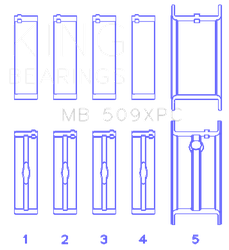 King Engine Bearings MB509XPC