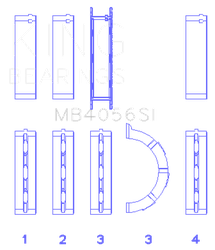 King Engine Bearings MB4056SI
