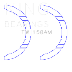 King Engine Bearings TW158AM